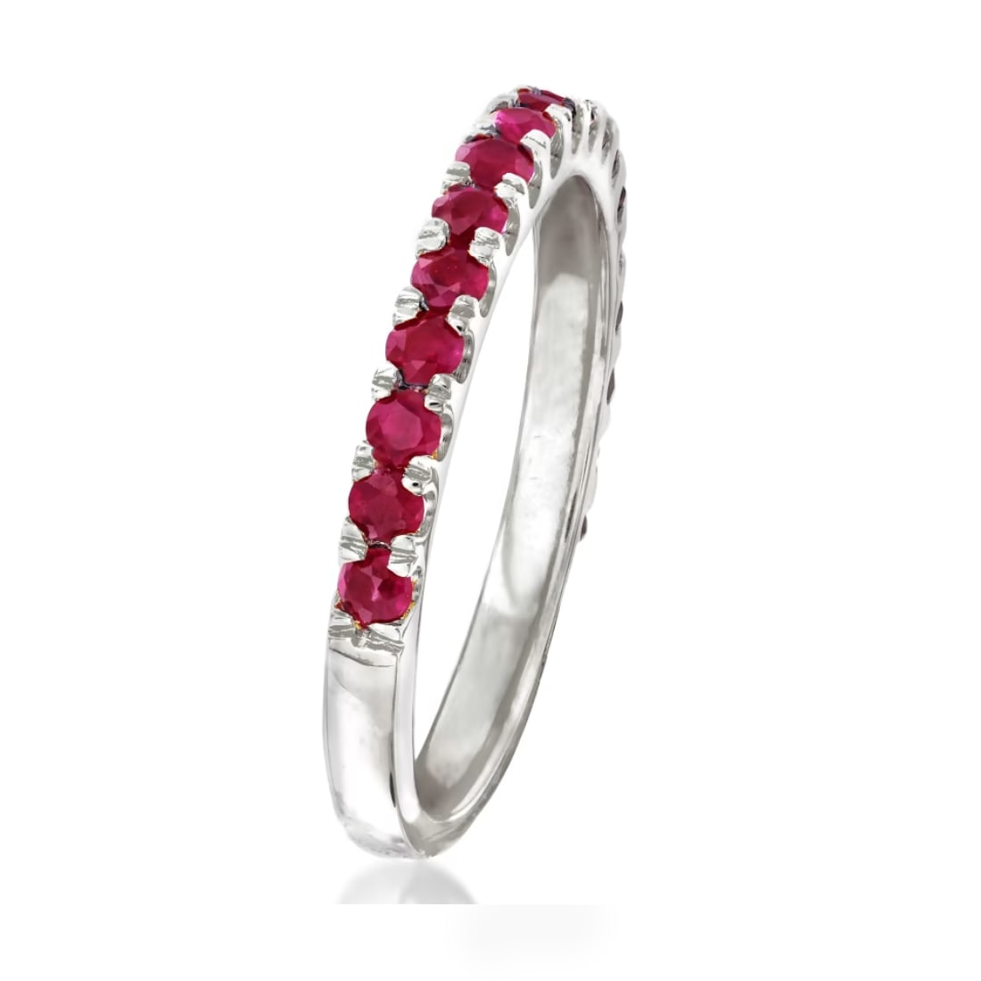 Natural Ruby Gemstone 925 Sterling Silver Ring - 3
