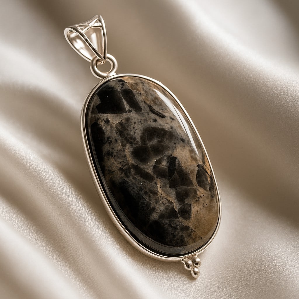 JASPER 92.5 STERLING SILVER PENDANT (1 of 4)