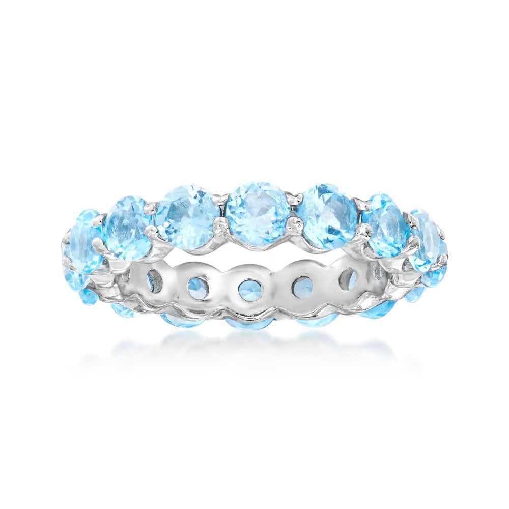 Natural Blue Topaz Gemstone 925 Sterling Silver Ring: Natural Blue Topaz Gemstone 925 Sterling Silver Ring Jewelry Type : Ring Main Stone : Blue Topaz Main Stone Shape and Size : Round 4 MM Main Stone Color : Blue Metal : Sterling Silver Metal