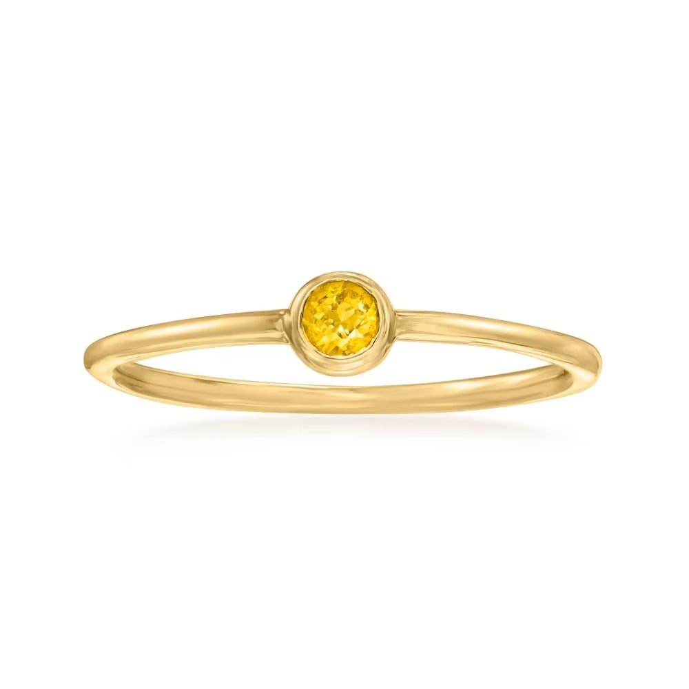 Natural Citrine Gemstone 14k Yellow Gold Ring: Natural Citrine Gemstone 14k Yellow Gold Ring Jewelry Type : Ring Main Stone : Citrine Main Stone Shape and Size : Round 3 MM (1 Piece) Main Stone Color : Yellow Metal : Yellow Gold Metal Pu