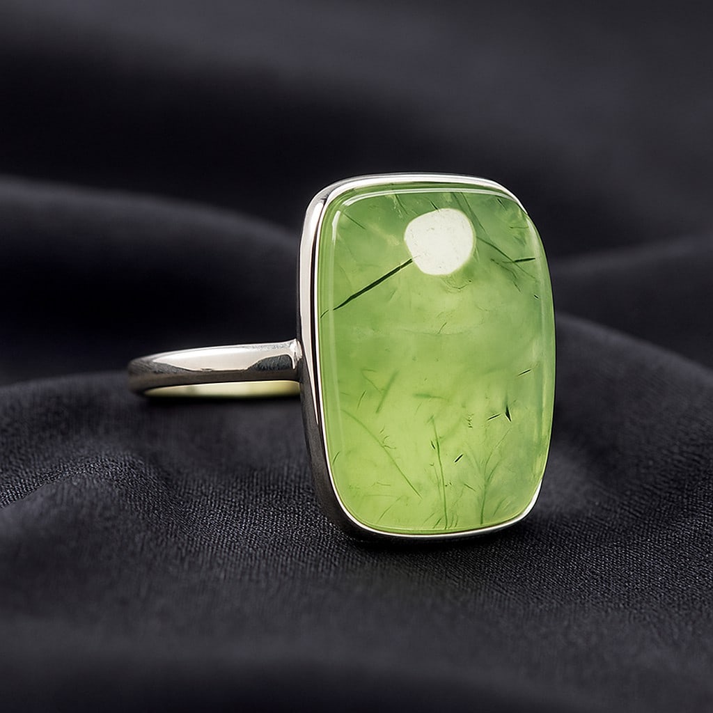 PREHNITE 925 STERLING SILVER RING (1 of 3)