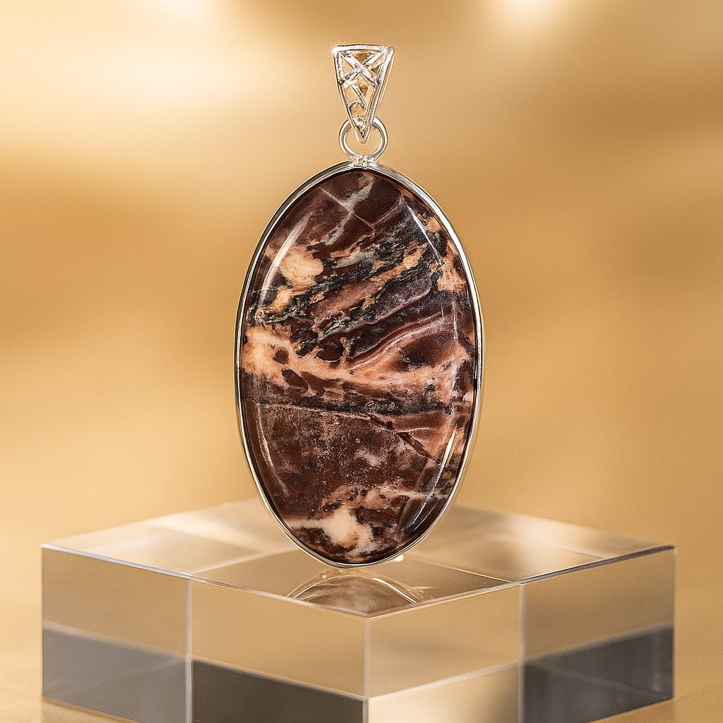 JASPER 92.5 STERLING SILVER PENDANT (1 of 3)