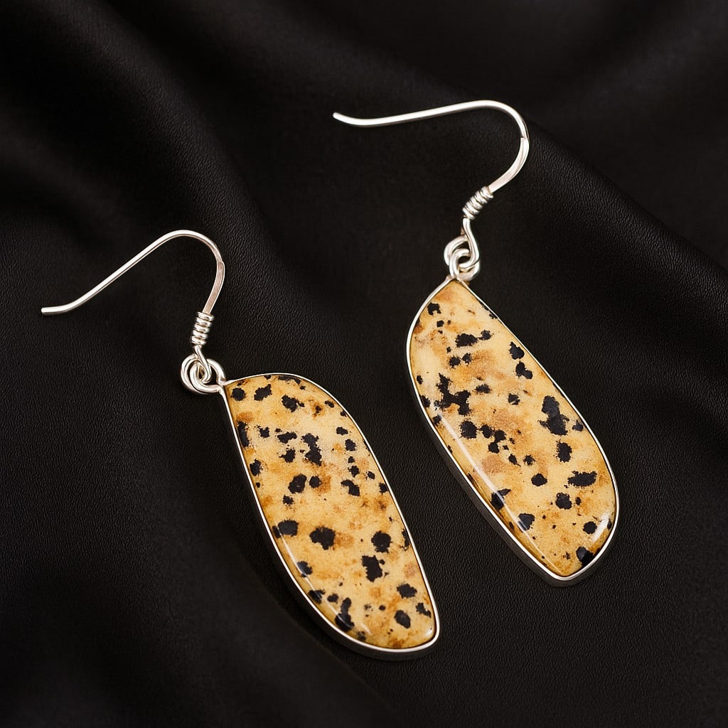 DALMATIAN 92.5 STERLING SILVER EARRING (1 of 4)