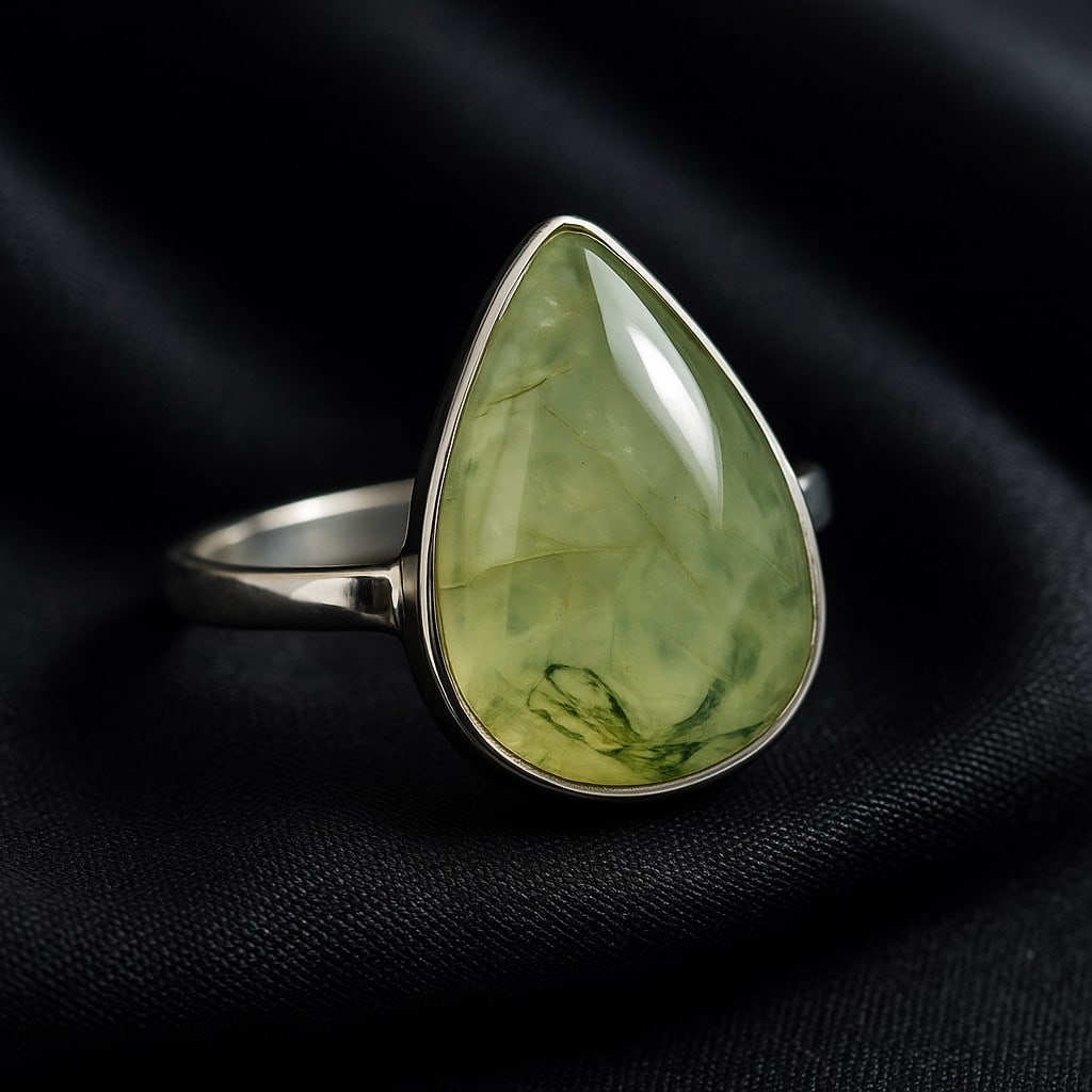 PREHNITE 925 STERLING SILVER RING (1 of 4)