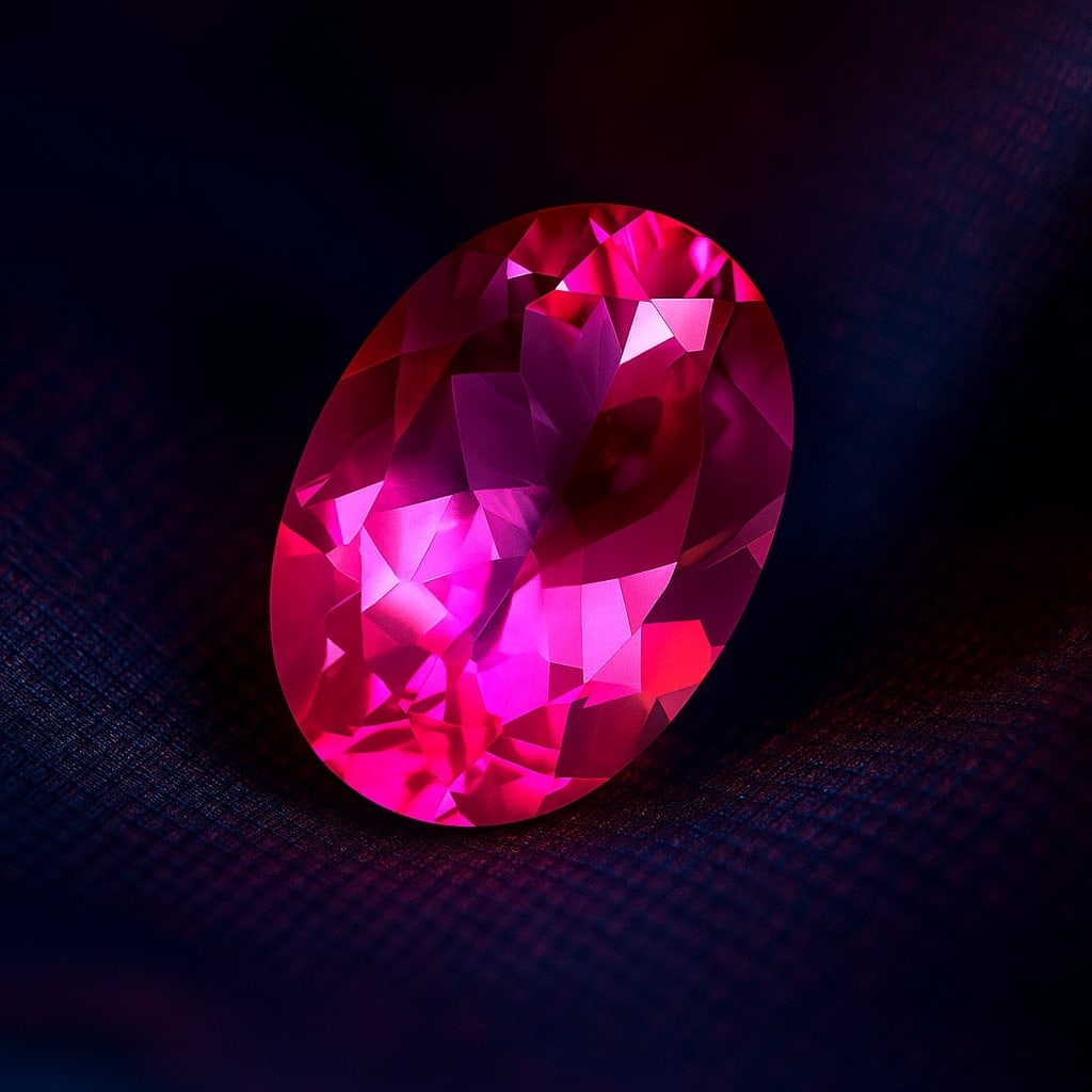 Natural Pink Topaz Oval Faceted Cut 14.50 Cts. Gemstone (1 of 5)
