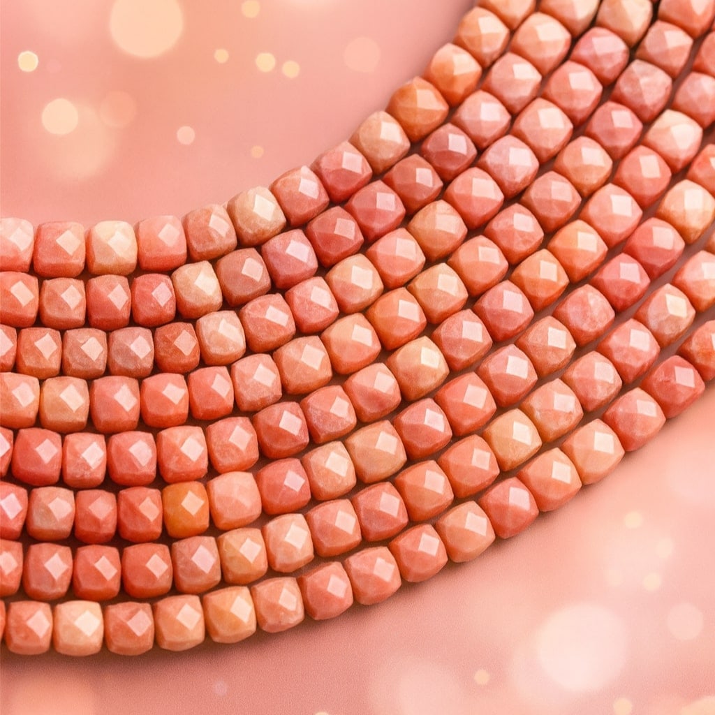 Natural Rhodonite Gemstone 3 MM Micro Cube Faceted Beads 10 Strand: Natural Rhodonite Gemstone 3 MM Round Micro Faceted Beads 10 Strand Product Type : Loose Beads Strand Gemstone : Rhodonite Beads Shape : Cube Faceted Beads Size : 3 MM Quantity : 10 Lines
