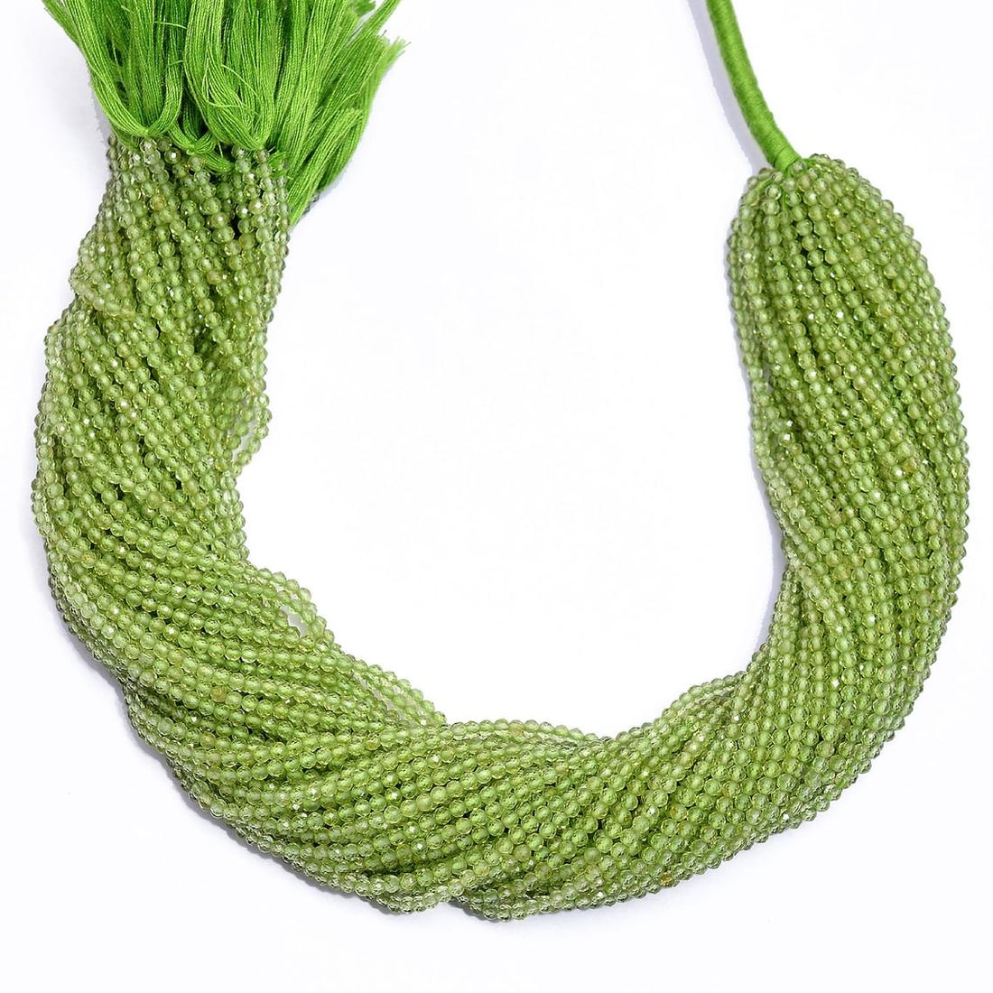 Natural Peridot Gemstone 2 mm Round Micro Faceted Beads 10 Strand: Natural Peridot Gemstone 2 mm Round Micro Faceted Beads 10 Strand Product Type : Loose Beads Strand Gemstone : Peridot Beads Shape : Round Micro Faceted Beads Size : 2 mm Quantity : 10 Lin