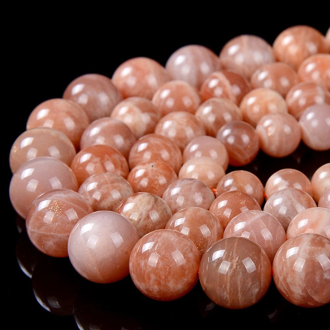 Natural Sunstone Gemstone 8 MM Round Smooth Plain Beads 10 Strand: Natural Sunstone Gemstone 8 MM Round Smooth Plain Beads 10 Strand Product Type : Loose Beads Strand Gemstone : Sunstone Beads Shape : Round Smooth Plain Beads Size : 8 mm Quantity : 10 Lin