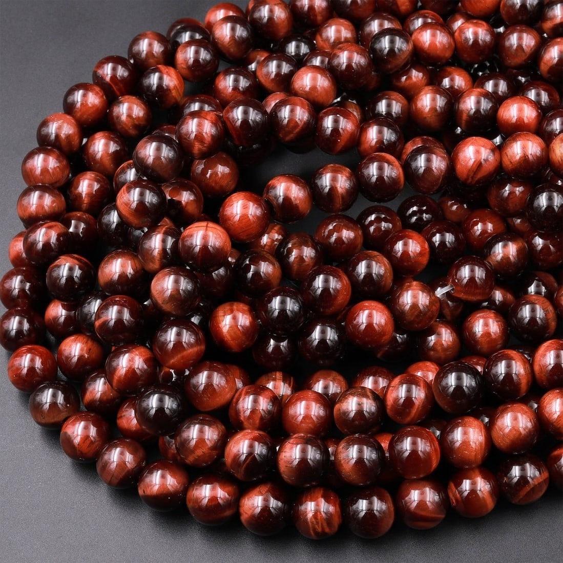 Natural Red Tiger's Eye Gemstone 4 mm Round Smooth Plain Beads 10 Strand: Natural Red Tiger's Eye Gemstone 4 mm Round Smooth Plain Beads 10 Strand Product Type : Loose Beads Strand Gemstone : Red Tiger's Eye Beads Shape : Round Smooth Plain Beads Size : 4 mm Quantit
