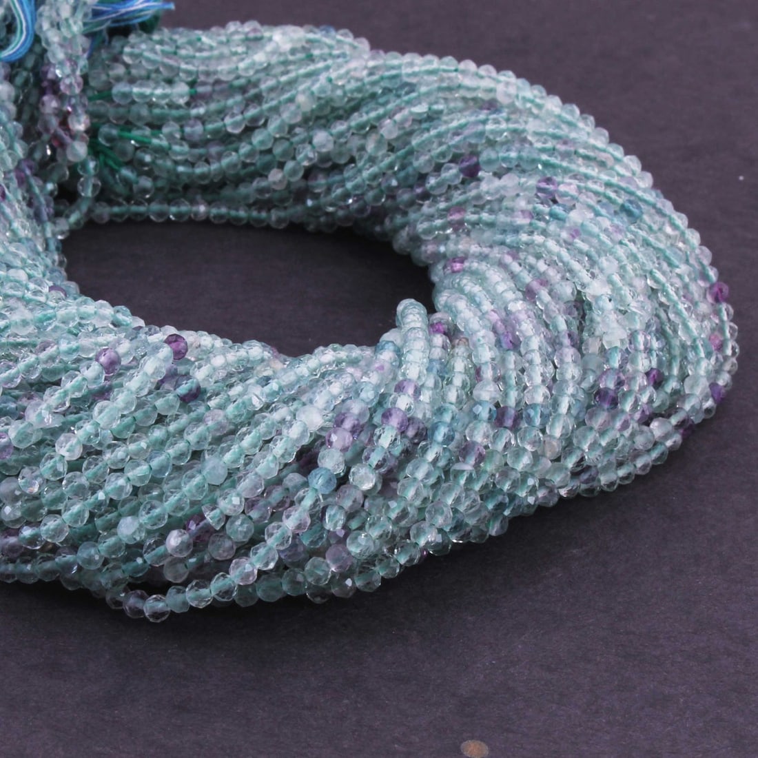 Natural Rainbow Fluorite Gemstone 4 mm Round Micro Faceted Beads 10 Strand: Natural Rainbow Fluorite Gemstone 4 mm Round Micro Faceted Beads 10 Strand Product Type : Loose Beads Strand Gemstone : Rainbow Fluorite Beads Shape : Round Micro Faceted Beads Size : 4 mm Qua