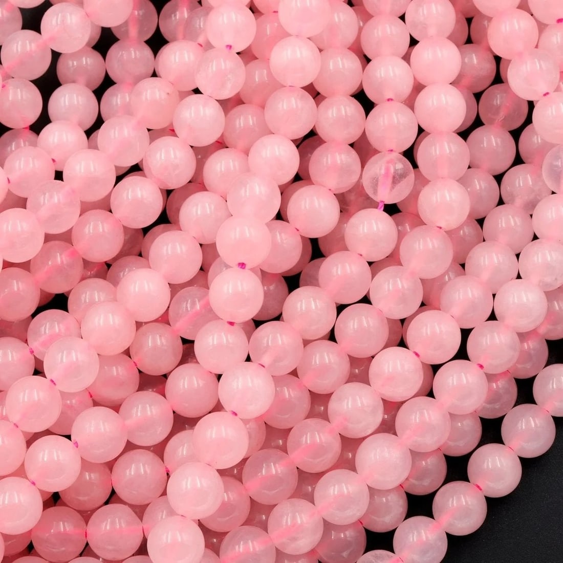 Natural Rose Quartz Gemstone 6 mm Round Smooth Plain Beads 10 Strand: Natural Rose Quartz Gemstone 6 mm Round Smooth Plain Beads 10 Strand Product Type : Loose Beads Strand Gemstone : Rose Quartz Beads Shape : Round Smooth Plain Beads Size : 6 mm Quantity :