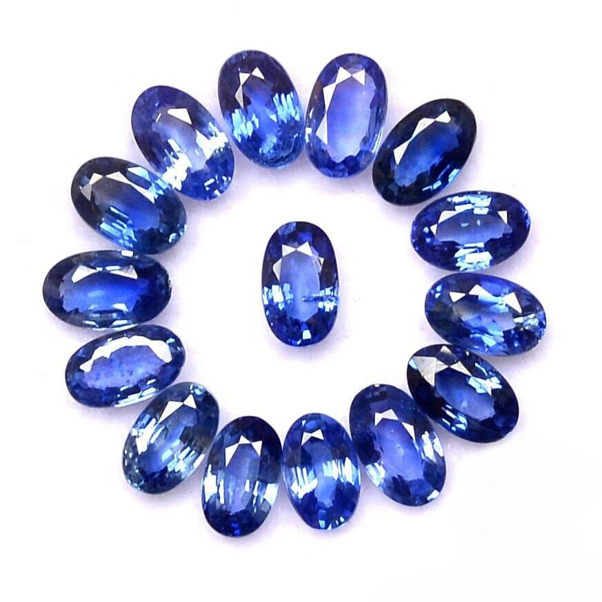 Blue Sapphire 6x4 MM Oval Faceted Cut 20 Pieces: Natural Blue Sapphire 6x4 MM Oval Faceted Cut 20 Pieces Gemstone : Blue Sapphire Shape : Oval Size : 6x4 MM Color : Blue Type : Faceted Cut Quantity : 20 Pieces Weight : </