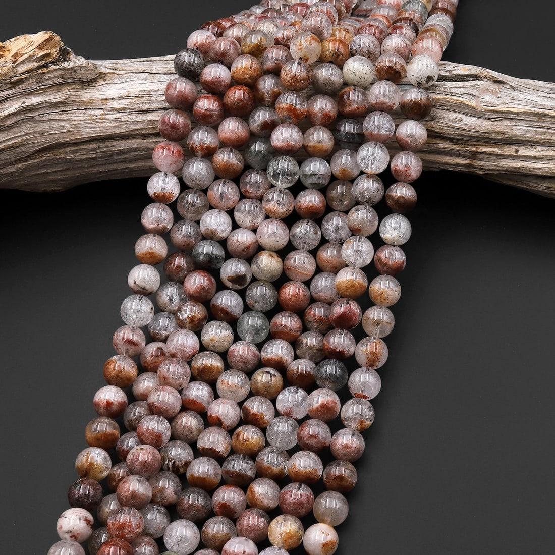 Natural Red Phantom Quartz Lodalite Gemstone 4 MM Round Smooth Plain Beads 10 Strand: Natural Red Phantom Quartz Lodalite Gemstone 4 MM Round Smooth Plain Beads 10 Strand Product Type : Loose Beads Strand Gemstone : Phantom Quartz Beads Shape : Round Smooth Plain Beads Size : 4 MM