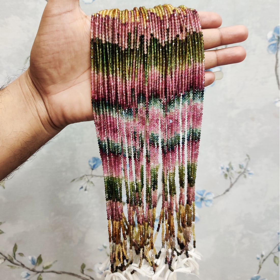 Natural Multi Tourmaline 2.5 mm Round Faceted Cut Beads 5 Strand: Natural Multi Tourmaline Gemstone 2.50 mm Micro Round Faceted Cut Beads 5 Strand 12.5 Inches Each Product Type : Loose Beads Strand Gemstone : Multi Tourmaline Beads Shape : Round Faceted Cut Beads Si
