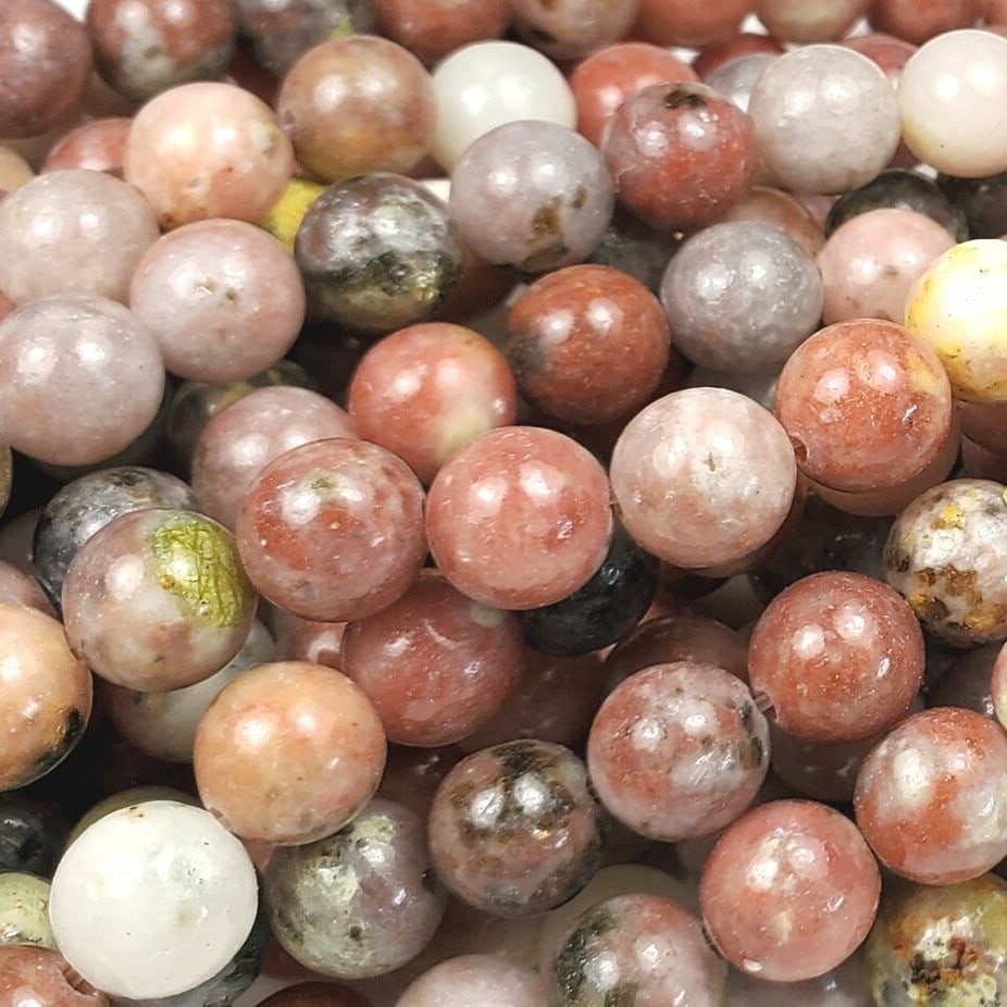 Natural Cherry Flower Jasper Gemstone 8 mm Round Smooth Plain Beads 10 Strand: Natural Cherry Flower Jasper Gemstone 8 mm Round Smooth Plain Beads 10 Strand Product Type : Loose Beads Strand Gemstone : Cherry Flower Jasper Beads Shape : Round Smooth Plain Beads Size : 8 mm