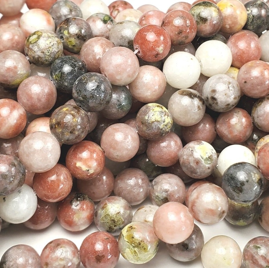 Natural Cherry Flower Jasper Gemstone 6 mm Round Smooth Plain Beads 10 Strand: Natural Cherry Flower Jasper Gemstone 6 mm Round Smooth Plain Beads 10 Strand Product Type : Loose Beads Strand Gemstone : Cherry Flower Jasper Beads Shape : Round Smooth Plain Beads Size : 6 mm