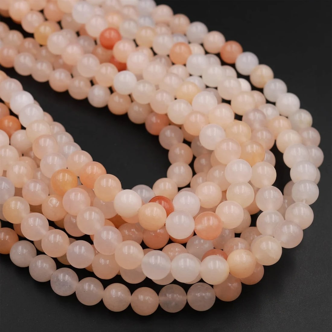Natural Peach Aventurine Gemstone 8 mm Round Smooth Plain Beads 10 Strand: Natural Peach Aventurine Gemstone 8 mm Round Smooth Plain Beads 10 Strand Product Type : Loose Beads Strand Gemstone : Peach Aventurine Beads Shape : Round Smooth Plain Beads Size : 8 mm Quant