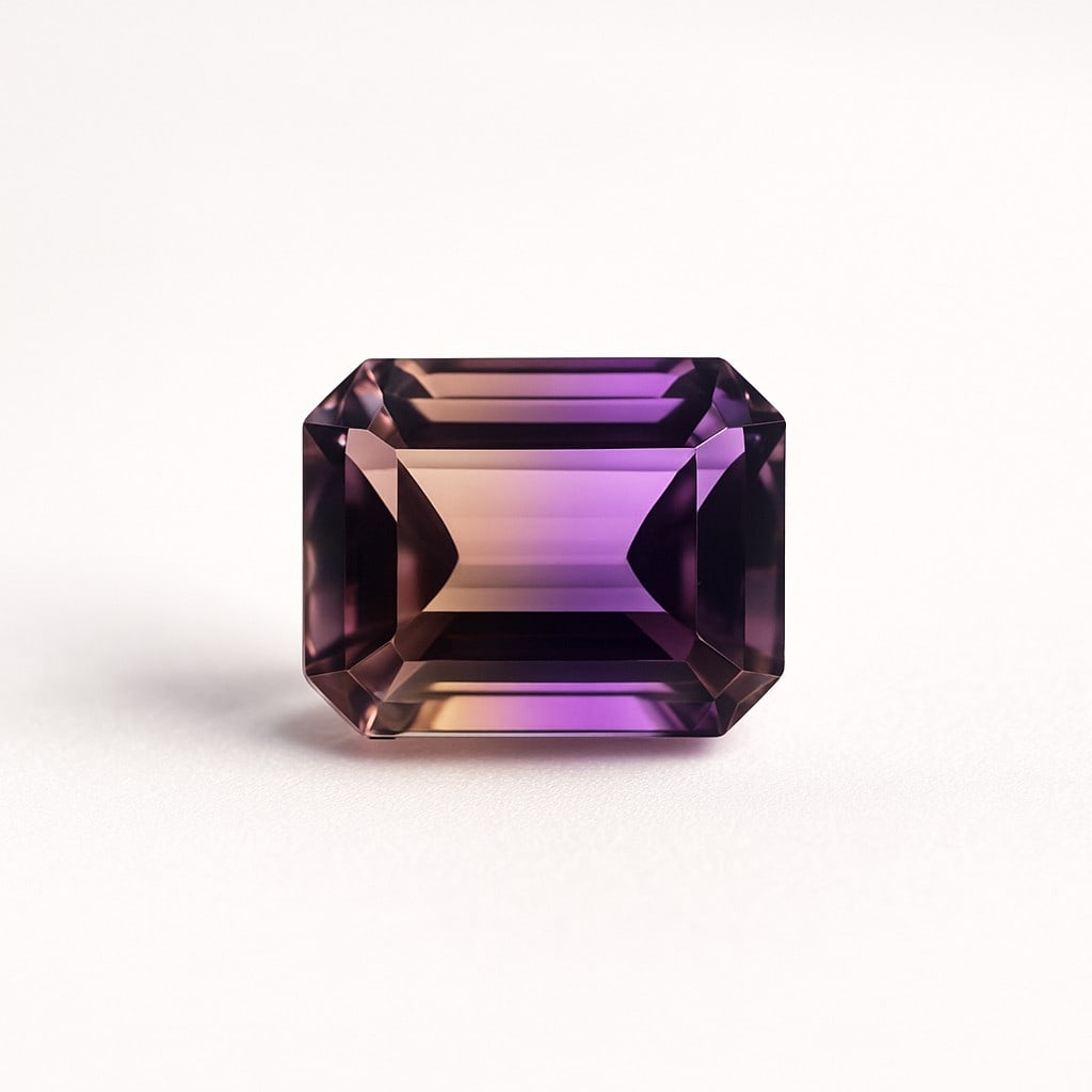 Natural Ametrine 15.6 Ct Octagon Cut Gemstone: Natural Ametrine 15.6 Ct Octagon Cut Gemstone Gemstone : Ametrine Shape : Octagon Size : 16x13x10 MM Color : Multicolor Cutting Type : Concave Cutting Quantity : 1 Piece Weight