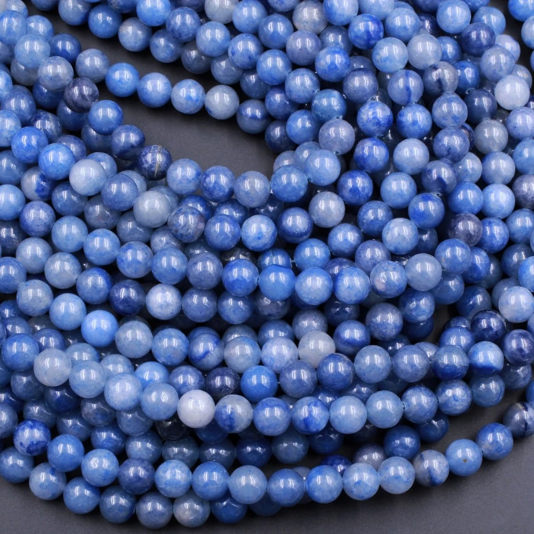 Natural Blue Aventurine Gemstone 10 mm Round Smooth Plain Beads 10 Strand: Natural Blue Aventurine Gemstone 10 mm Round Smooth Plain Beads 10 Strand Product Type : Loose Beads Strand Gemstone : Blue Aventurine Beads Shape : Round Smooth Plain Beads Size : 10 mm Quant