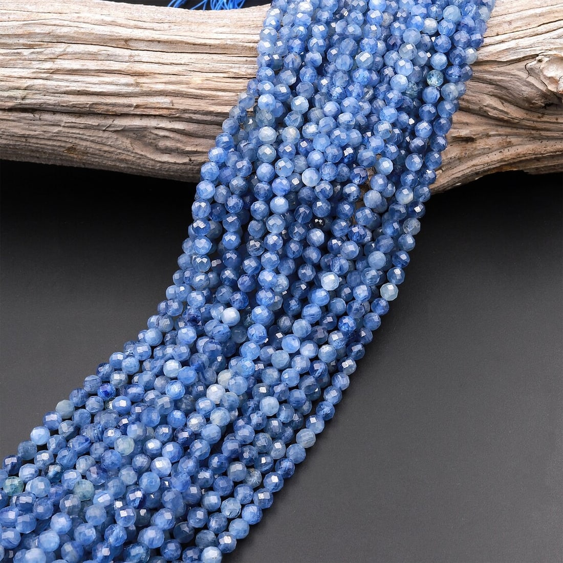 Natural Kyanite Gemstone 2 mm Round Micro Faceted Beads 10 Strand: Natural Kyanite Gemstone 2 mm Round Micro Faceted Beads 10 Strand Product Type : Loose Beads Strand Gemstone : Kyanite Beads Shape : Round Micro Faceted Beads Size : 2 mm Quantity : 10 Lin