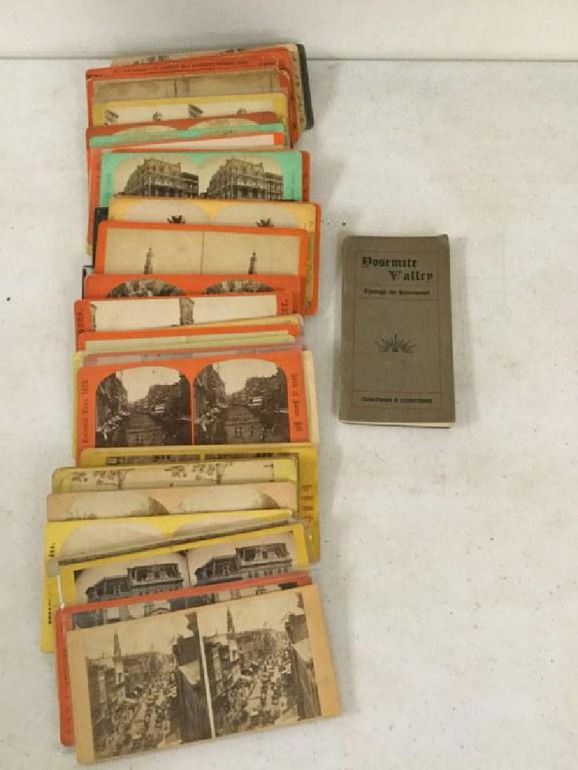 LOT OF 55 QUALITY STEREOVIEWS, 3 ARE GLASS; YOSEMITE (1 of 10)