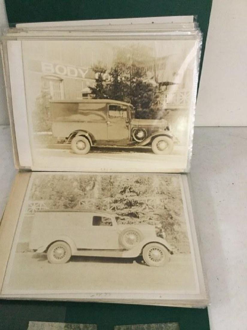 ALBUM OF 1920'S YORK-HOOVER TRUCK BODY ORIGINAL PHOTOS,: ALBUM OF 1920'S YORK-HOOVER TRUCK BODY ORIGINAL PHOTOS, AS PICTURED