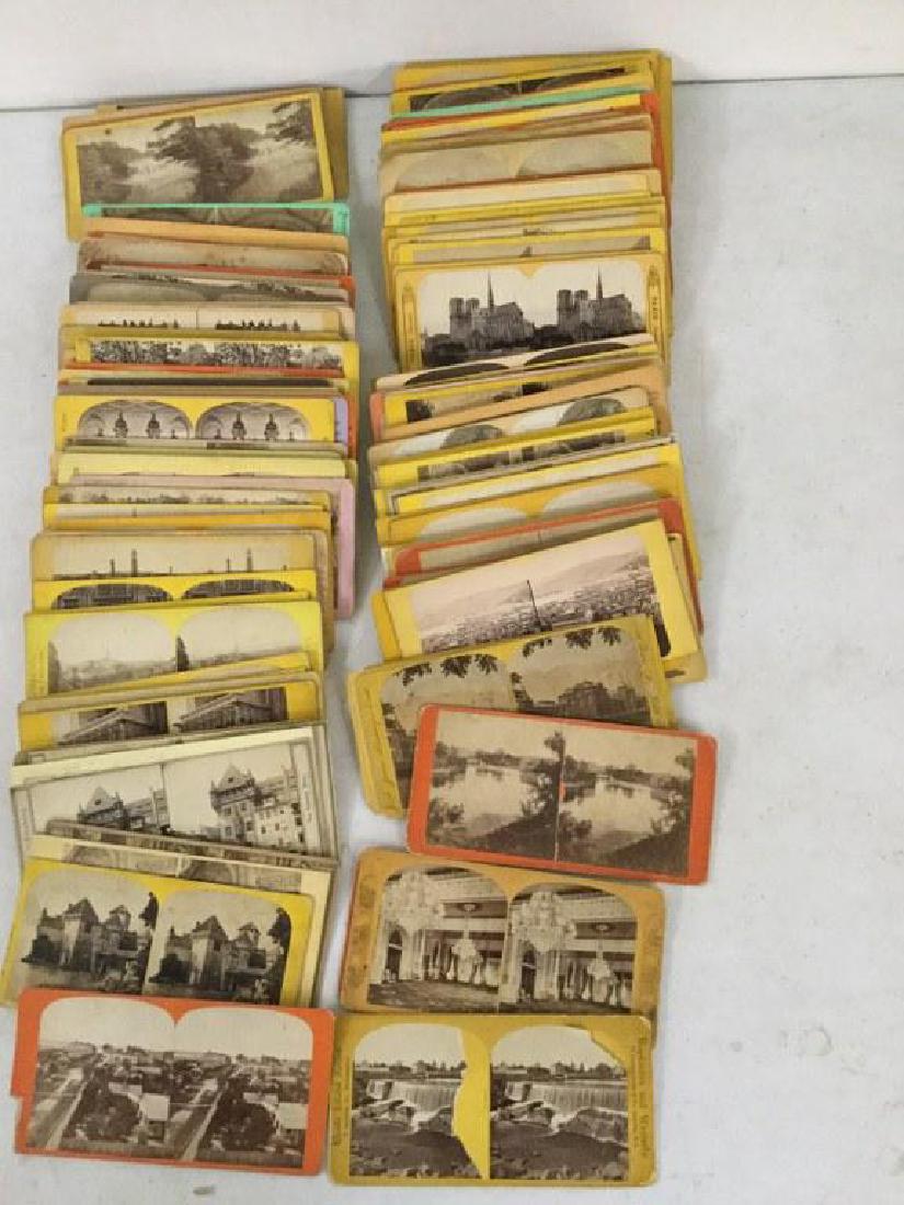 LOT OF US AND FOREIGN STEREOVIEW CARDS, MOST ALL REAL (1 of 4)