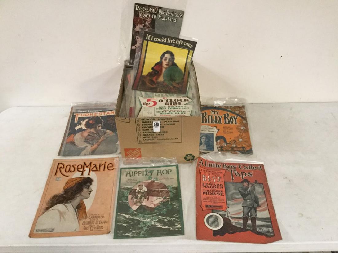 APPROX 400 PCS OF SHEET MUSIC INCLUDING MOVIES, GUY (1 of 5)