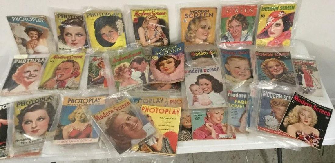 39 MODERN SCREEN MAGAZINES 1930'S-60'S, INCLUDING (1 of 7)