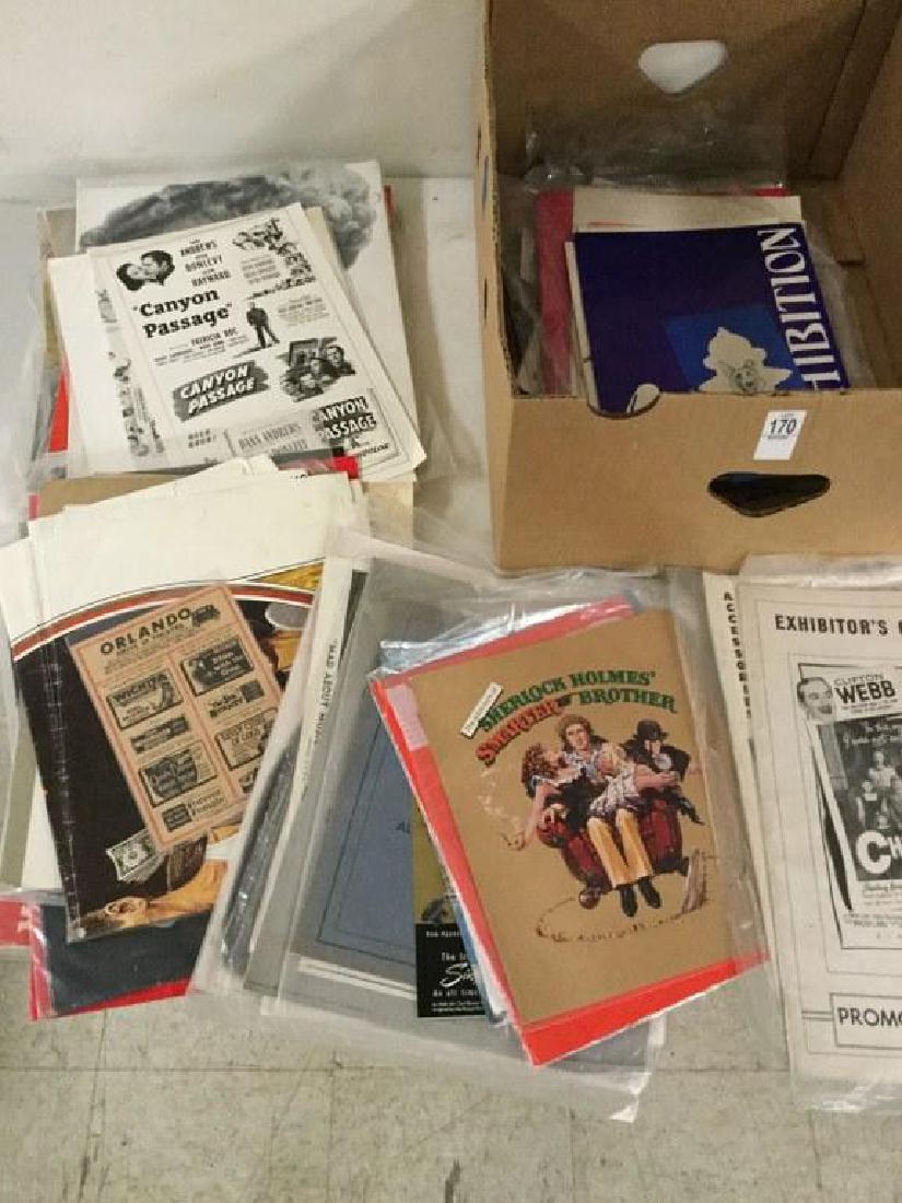 LOT OF MISC MOVIE EPHEMERA INCLUDING GUIDE BOOKS, LOBBY (1 of 4)