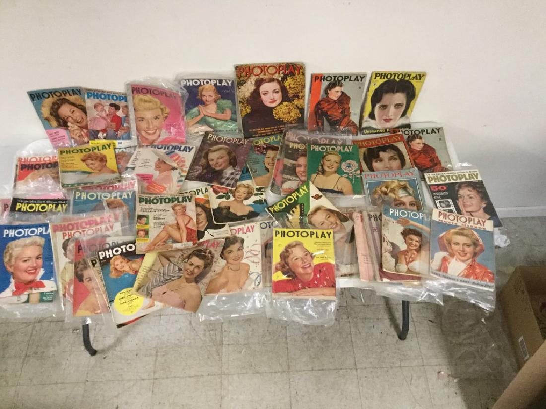 70 PHOTOPLAY MAGAZINES 1920'S-1960'S, WITH CELEBRITY (1 of 6)