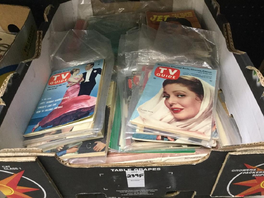BOXLOT MISC MAGAZINES INCLUDING TV GUIDES, JET, (1 of 1)