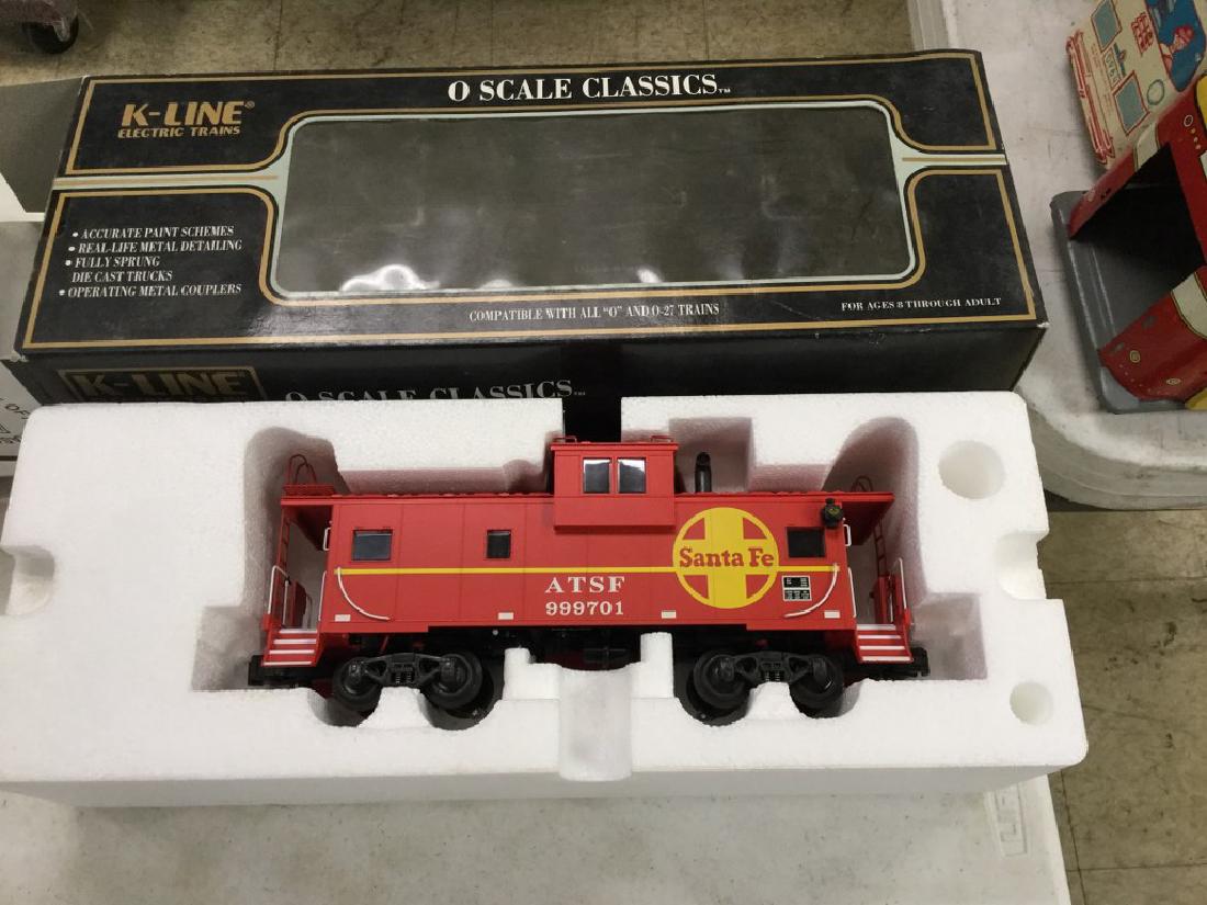 K-LINE ATSF CLASSIC EXT VISION O SCALE CABOOSE, (1 of 1)