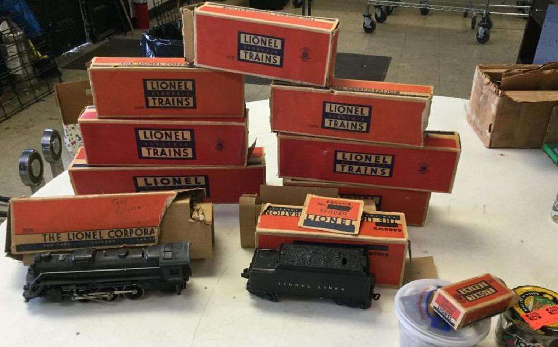 LIONEL SET OF TRAINS IN BOXES FROM LOCAL ESTATE, (1 of 9)
