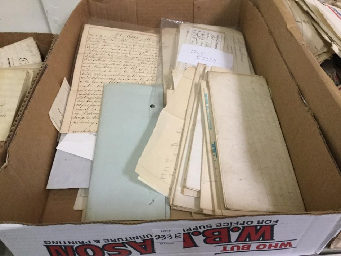BOXLOT MISC EPHEMERA INCLUDING LETTERS, RECEIPTS, LEGAL (1 of 1)