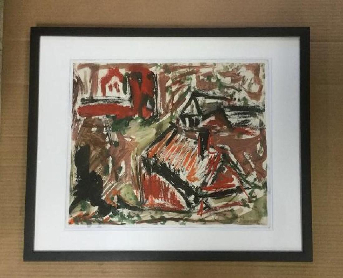 ROLPH SCARLETT IMPRESSIONIST GOAUCHE & W/COLOR OF (1 of 2)