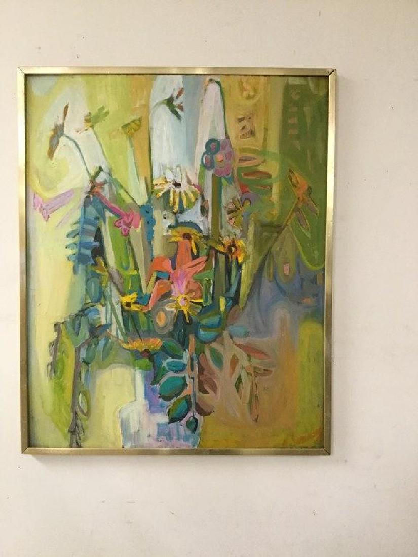 NANCY SUMMERS O/B FLORAL STILL LIFE, WOODSTOCK NY (1 of 2)