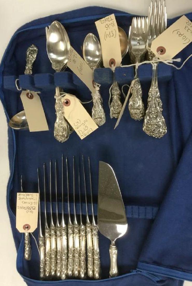 REED & BARTON STERLING FLATWARE SET,  TOTAL WIGHT IS (1 of 6)