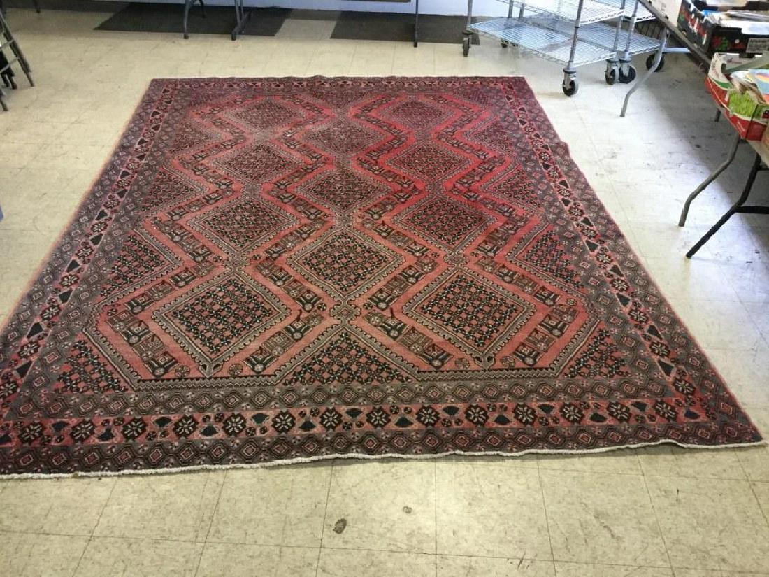 HANDMADE LARGE ESTATE ORIENTAL RUG, MEASURES 136 1/2" X (1 of 5)