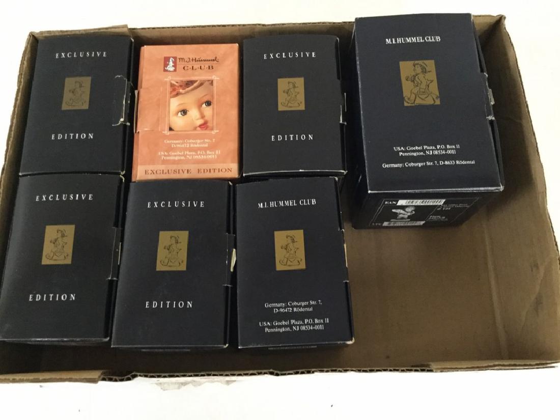 LOT OF 8 HUMMEL FIGURINES IN BOXES INCLUDING WASH DAY (1 of 3)