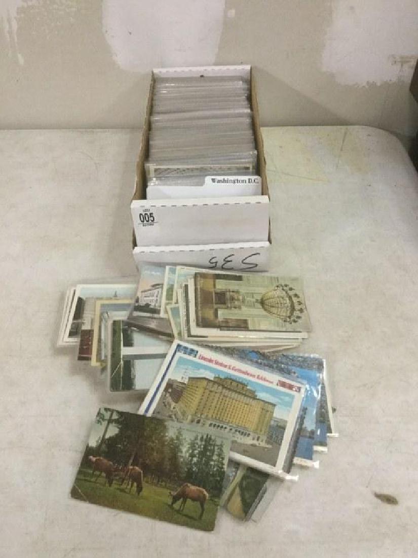 BOX OF APPROX 600-700 OLDER WASHINGTON DC POSTCARDS (1 of 1)