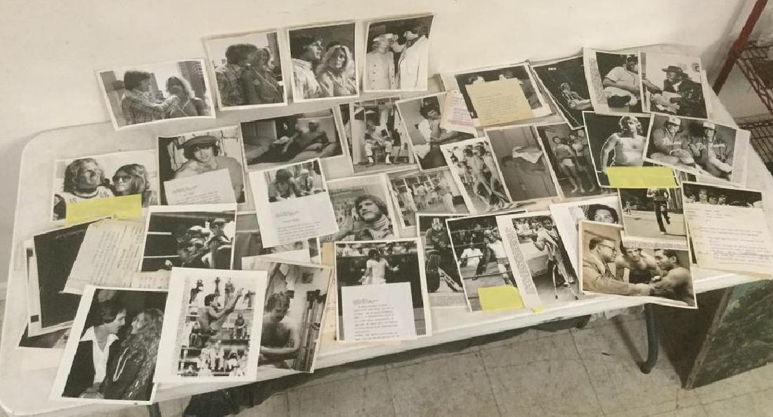 LOT OF SPORTS RELATED PRESS PHOTOS INCLUDING SOME OF: LOT OF SPORTS RELATED PRESS PHOTOS INCLUDING SOME OF BRUCE JENNER, AS PICTURED