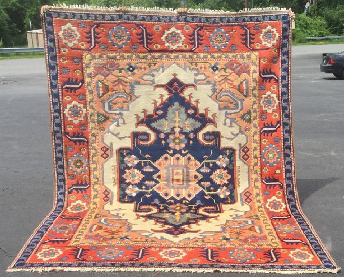 DECORATIVE HANDMADE ORIENTAL RUG FROM NEW YORK CITY (1 of 5)