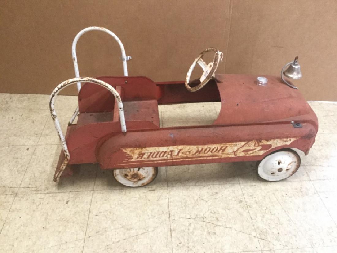AMF HOOK AND LADDER FIRE ENGINE PEDAL CAR, FROM PEDAL (1 of 2)