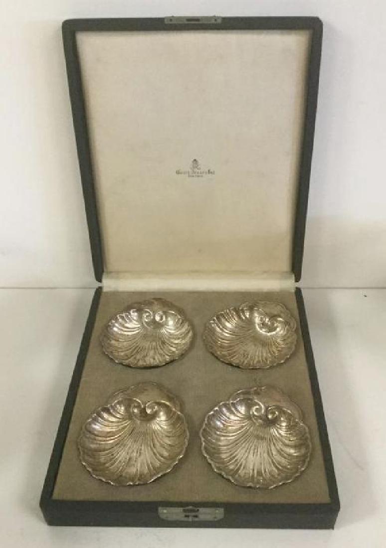 GEORG JENSEN BOXED SET 4 STERLING SHELLS, GEORG JENSEN (1 of 4)