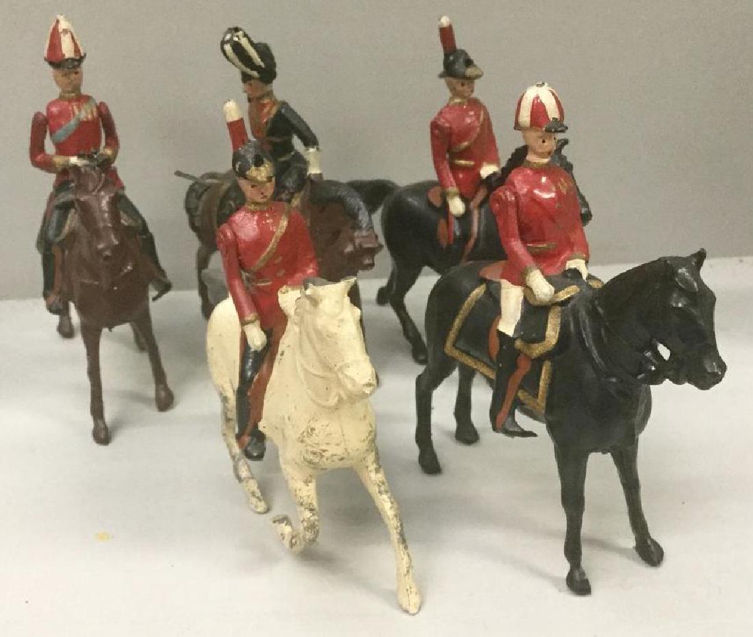 BRITAINS SOLDIERS- 5 PCS IMPERIAL GENERAL STAFF CIRCA (1 of 3)