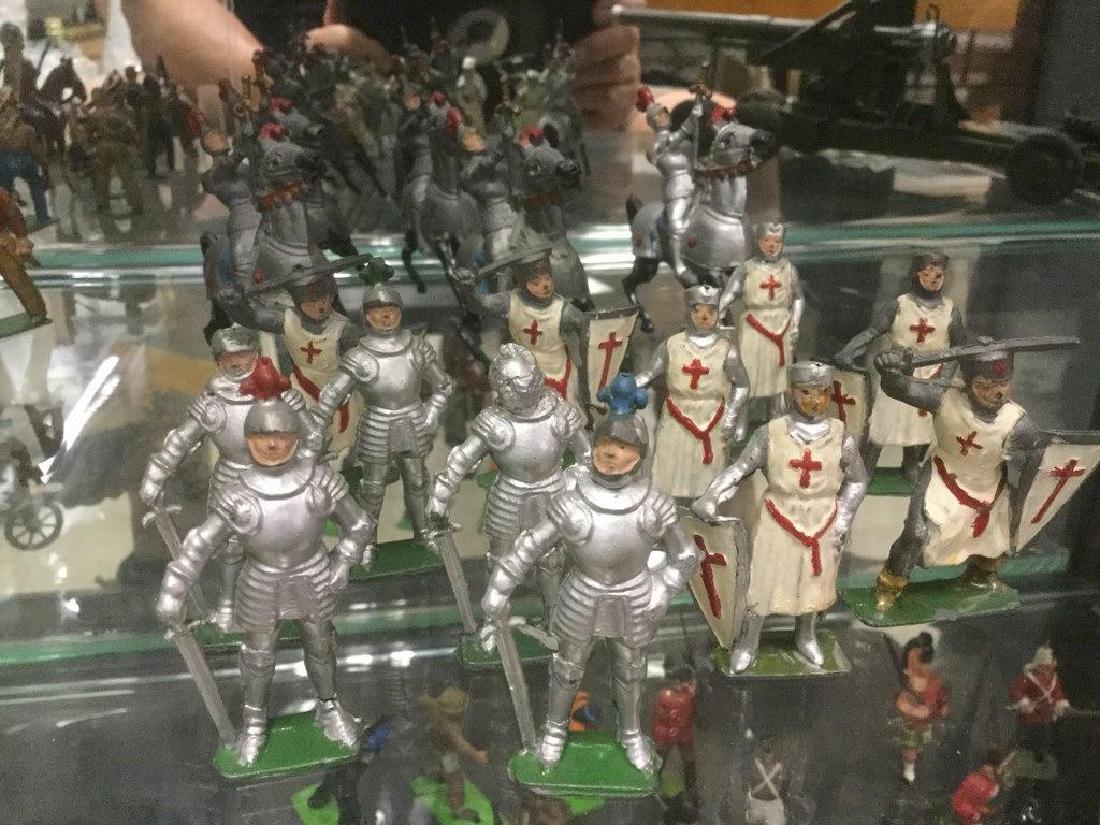 17 PCS CHERILEA PRODUCTS CRUSADERS WITH 5 MOUNTED(1: 17 PCS CHERILEA PRODUCTS CRUSADERS WITH 5 MOUNTED(1 BROKEN), FROM KINGSTON NY COLLECTOR FROM WHEN HE WAS A CHILD, IN AS FOUND CONDITION