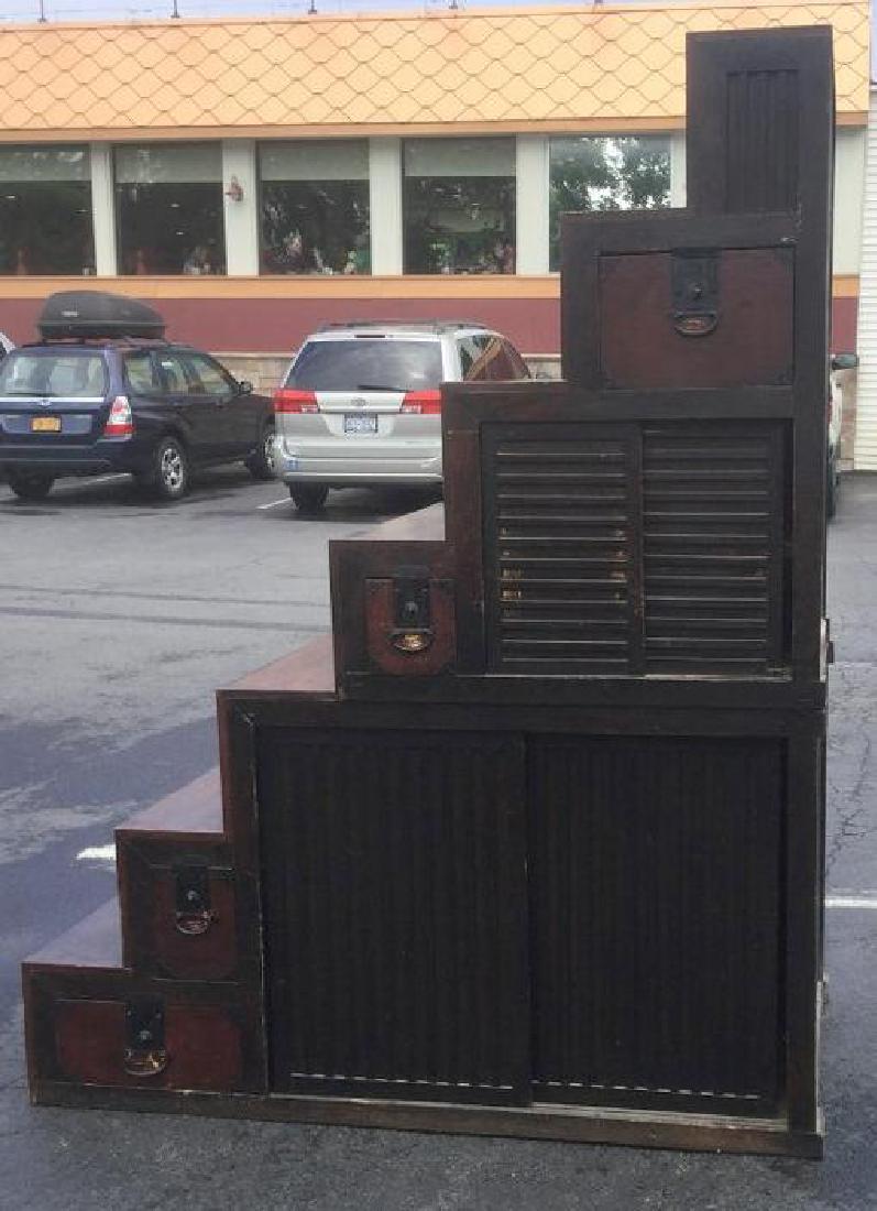 JAPANESE TANSU STAIRCASE, LATE 19TH EARLY 20TH CENTURY, (1 of 5)