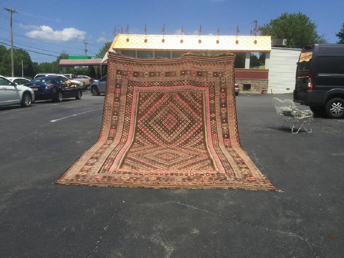 LARGE KILIM HAND MADE RUG, VERY NICE CONDITION, (1 of 4)