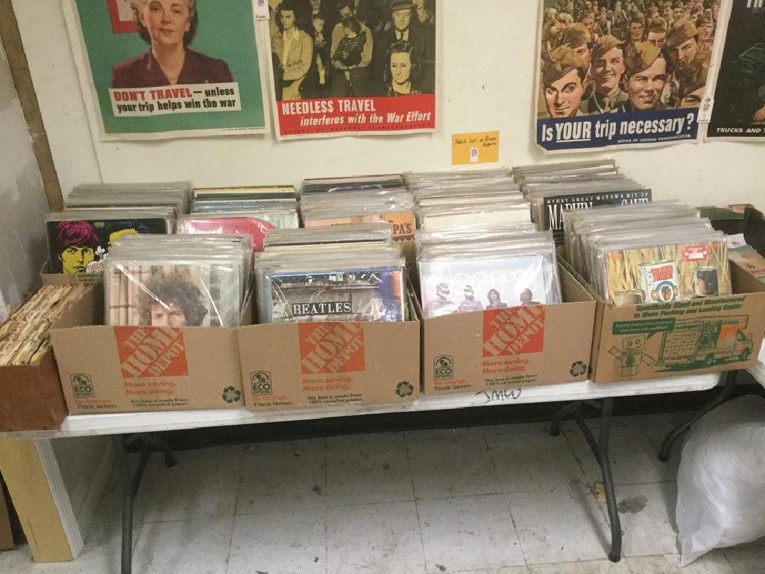 TABLE LOT OF LIFETIME COLLECTION OF RECORD ALBUMS, (1 of 10)